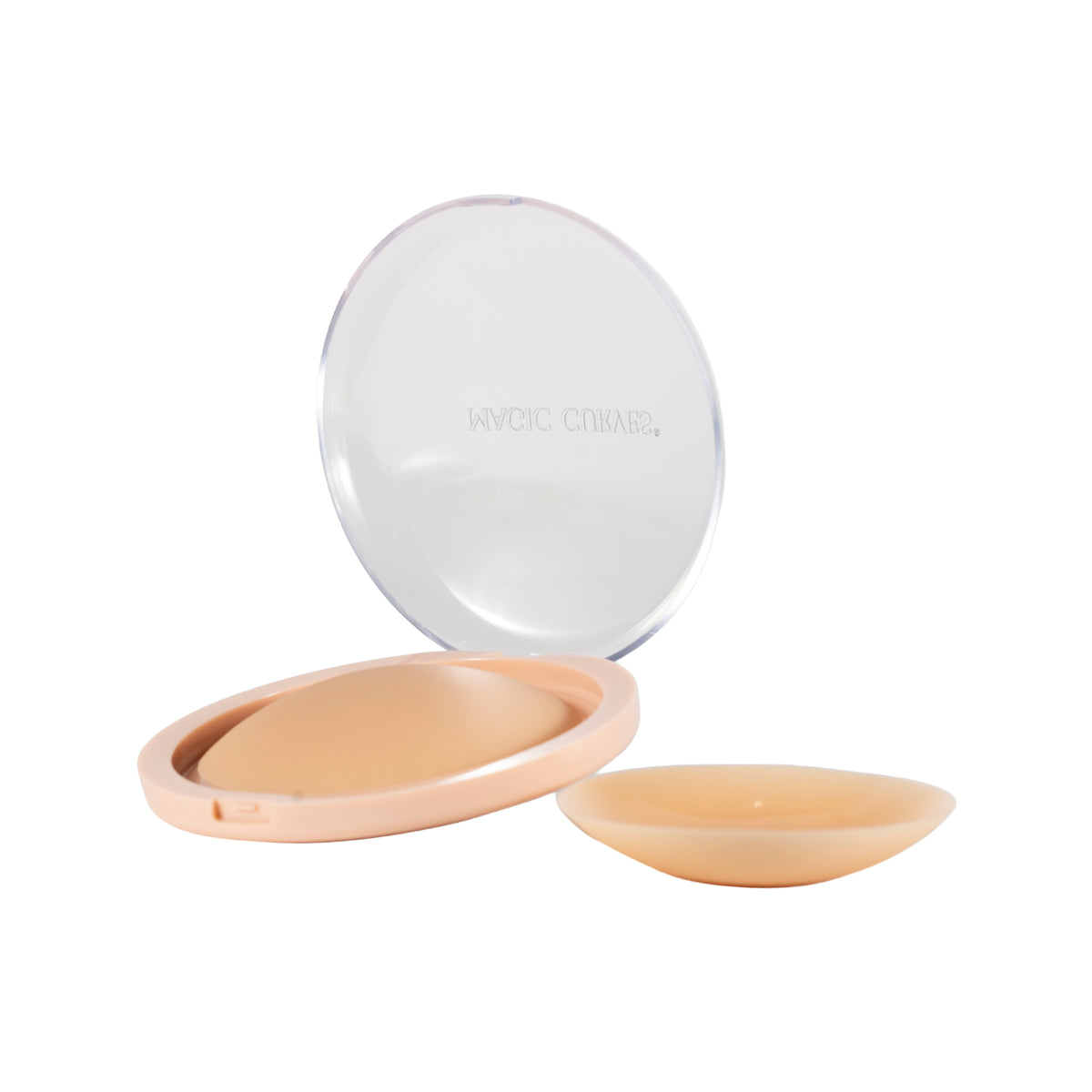 Magic Curves Reusable Non‑Adhesive Breast Pasties with Travel Case