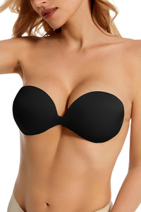 MAGIC CURVES PLUNGE BRA WITH BACK STRAP(REUSABLE SILICONE)